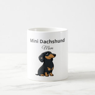 Mini-Dackelmama-Tasse Süßes Wiener-Geschenk Kaffeetasse