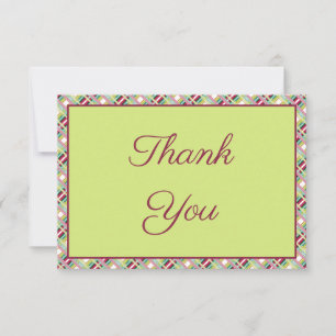 Mini danke Ihnen Notecard RSVP Karte