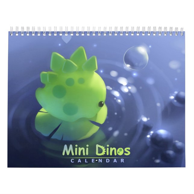 Mini Dinos Calendar Kalender (Titelbild)