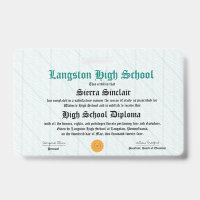 Mini-Diploma - Abzeichen in Packungsgröße