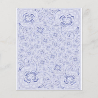 Mini-Doppelpapier Pastellblau