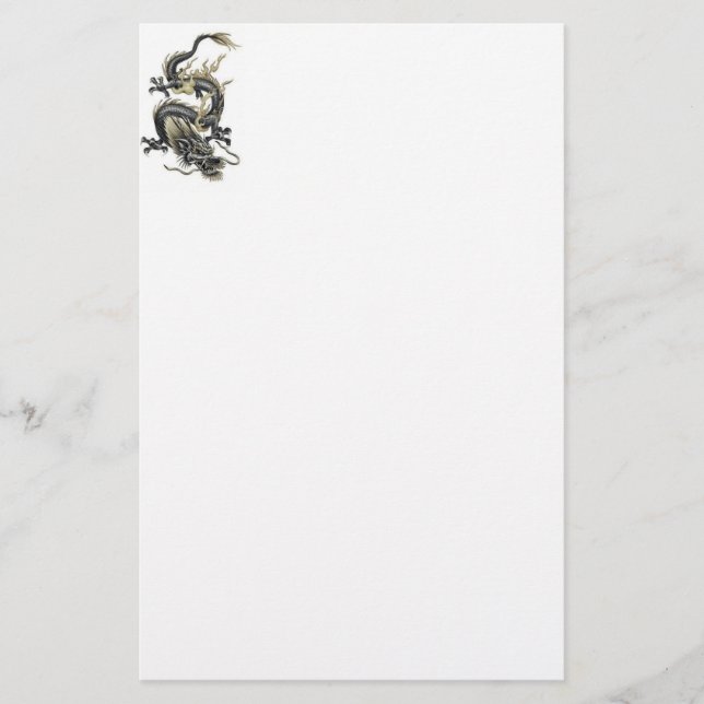 Mini Dragon Stationary Briefpapier (Vorderseite)