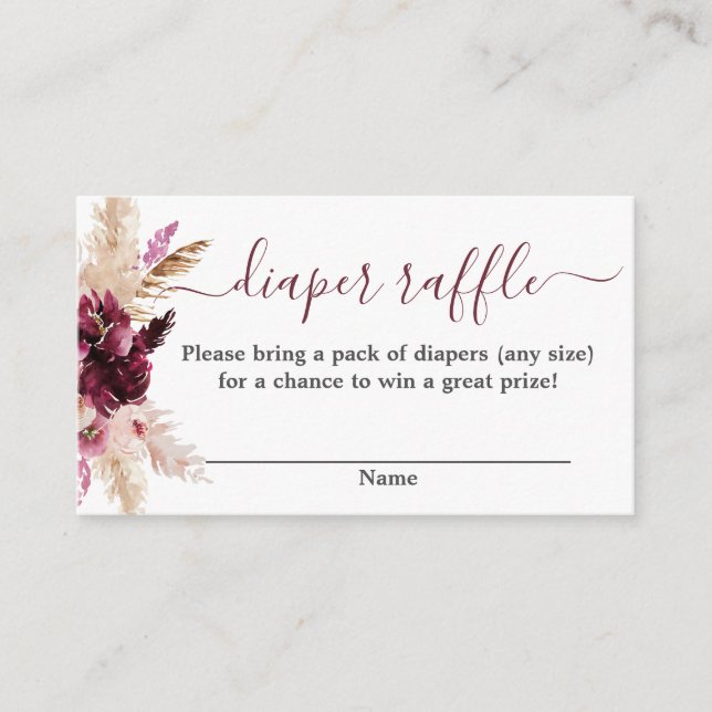 Mini-Duschdiapier Begleitkarte (Vorderseite)