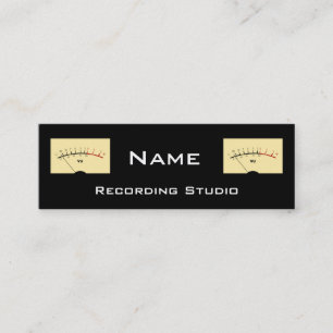 Mini Enregistrement du Carte de visite Studio