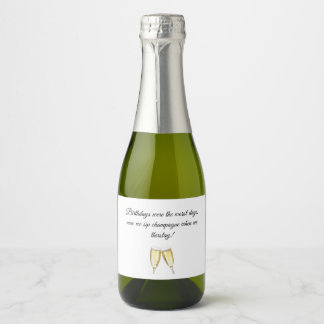Mini Étiquette au goût de vin pétillant