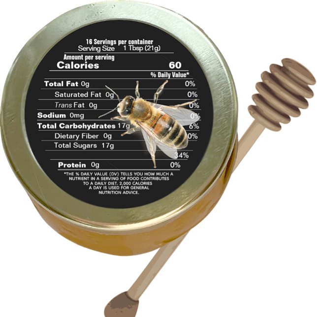 Mini Étiquette de lait Noir de la valeur nutritive (Créateur téléchargé)