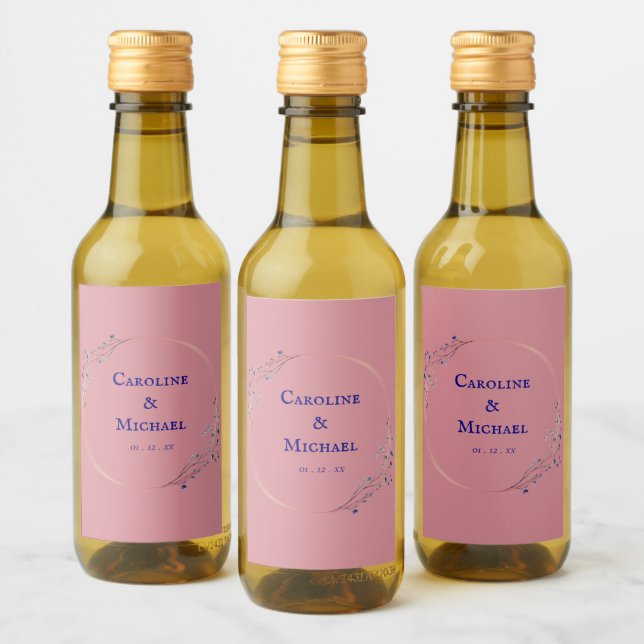 Mini Étiquette de Mariage de vin de liqueur (Bouteilles)