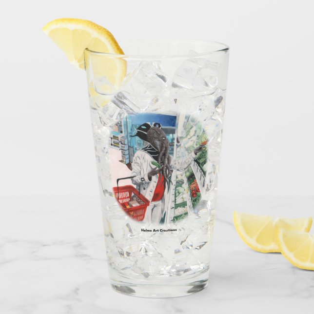Mini Flayer Lebensmittelgeschäft Fantasy Art Glass Glas (Vorderseite Ice)