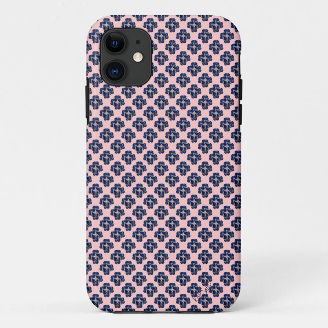 Mini Flip Flops (pink/blau) Case-Mate iPhone Hülle (Rückseite)