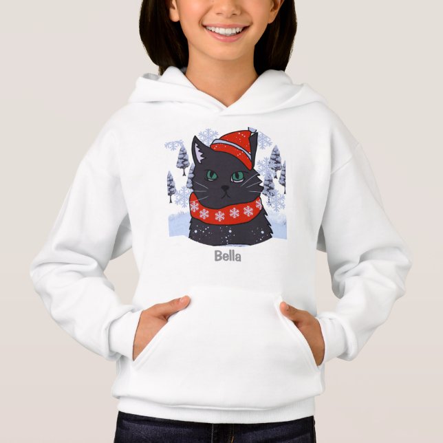 Mini Fun Chat Noir avec une attitude (Devant)