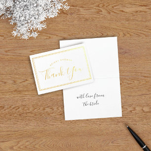 Mini Gerahmt Brautparty Danke Foil Card Folienkarte