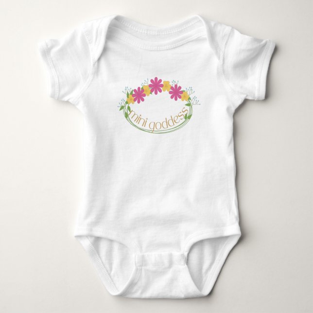 Mini Goddess Baby One-Piece Strampler (Vorderseite)