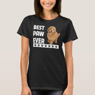 Mini Golden Doodle Vater Beste Paw Ever Vatertag D T-Shirt