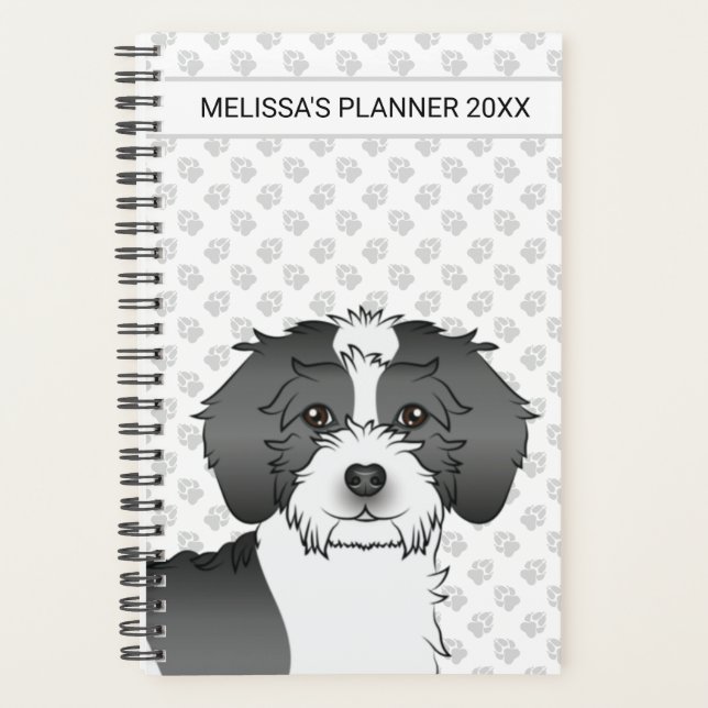 Mini Goldendoodle Dog & Text Planer (Vorderseite)