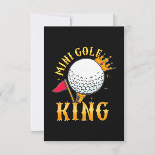 Mini Golf King RSVP Karte