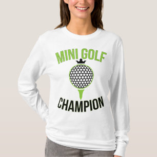 Mini Golf Miniatur Golfchampion Golfer T-Shirt