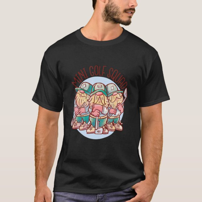 Mini-Golf mit Mini-Golf als Mini-Golf T-Shirt (Vorderseite)
