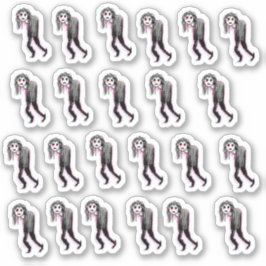 Mini Goths Custom-Cut Vinyl Stickers Aufkleber