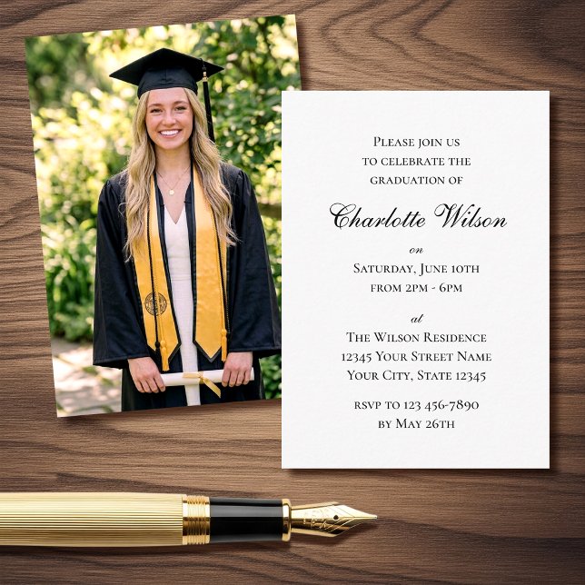 Mini Graduation Invitation Script Enclosure Card Begleitkarte (Von Creator hochgeladen)