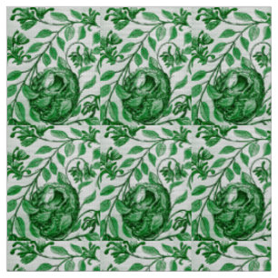 Mini Green Hummingbird Fabric Stoff