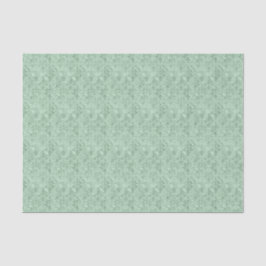 Mini Green Viktorianisch Style Damask Luxusdekoupa Seidenpapier