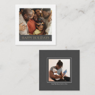 MINI Happy Holidays Carte de Noël Modèle photo