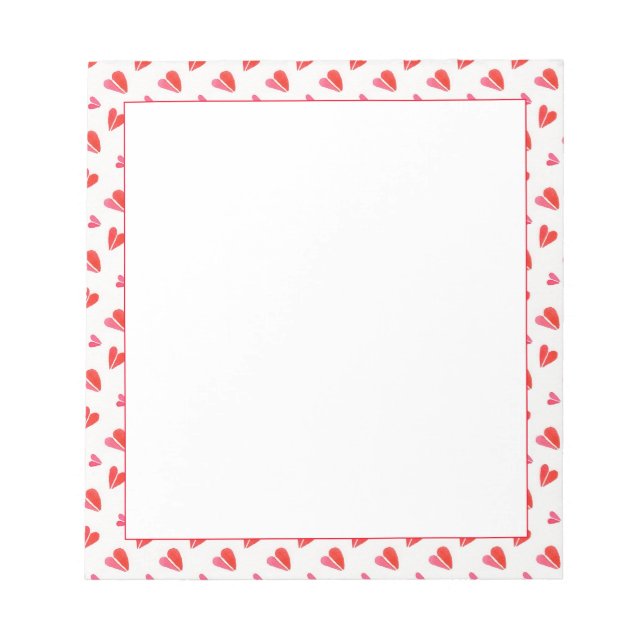 MINI HEARTS 5.5x6 Note Pad Notizblock (Vorderseite)