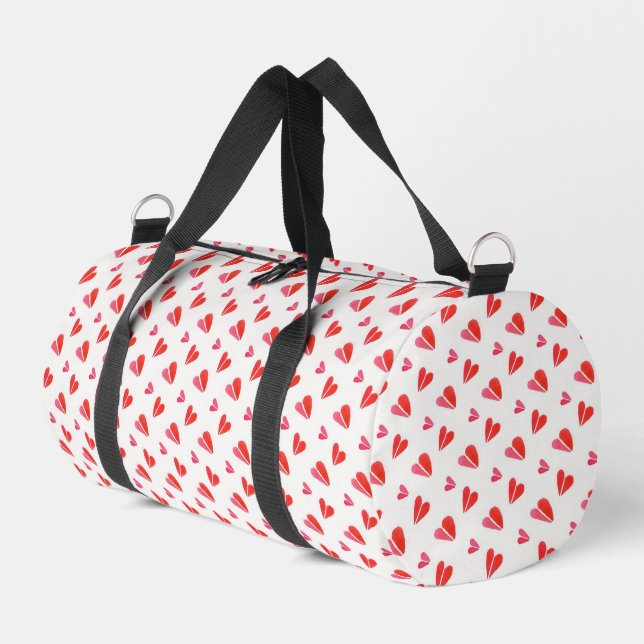 MINI HEARTS Small Duffel Bag Duffle Bag (Linke Seite)
