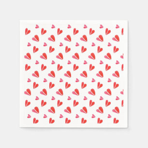 MINI HEARTS Standard Cocktail Papier Napkins Serviette