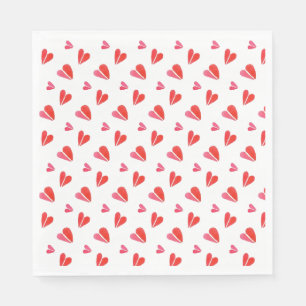 MINI HEARTS Standard Lunchservietten aus Papier Serviette