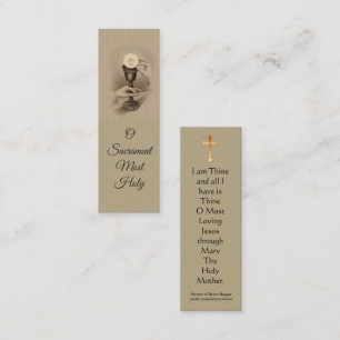 Mini heilige Karte des gesegneten