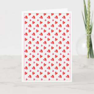 MINI-HERZEN Valentinstagskarte Feiertagskarte