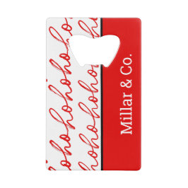 Mini Ho Ho Ho Texte Rouge Fête Motif Noël