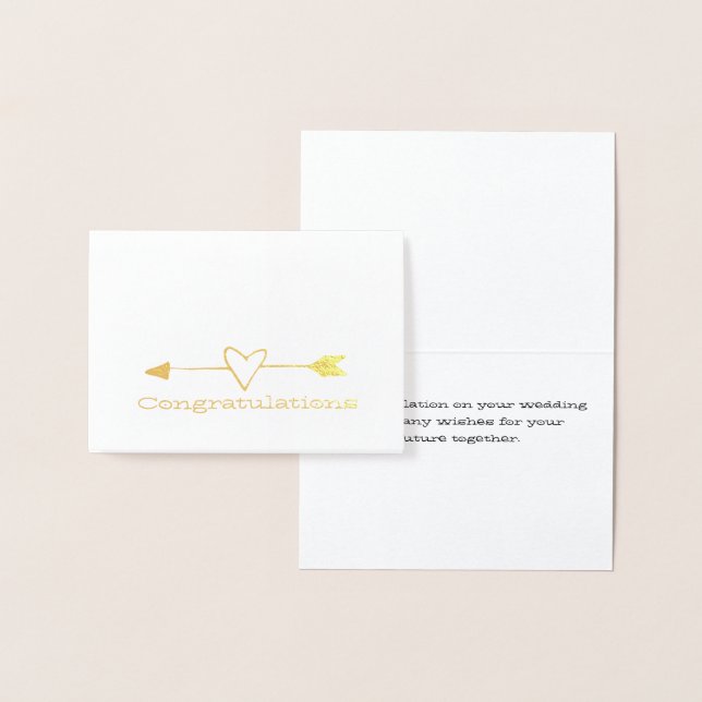 Mini-Hochzeitskarte für Braut und Groom Birds Folienkarte (Anzeige)