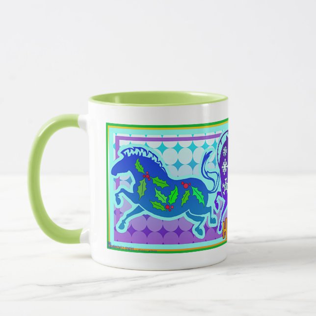 Mini Holidaze Höhle Pony Tasse (Links)