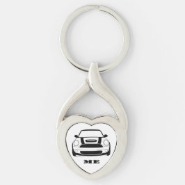 MINI ich Herz-Schlüsselkette Schlüsselanhänger