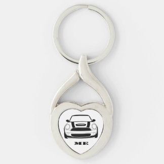 MINI ich Herz-Schlüsselkette Schlüsselanhänger