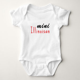 Mini Illinoisan, Babygeschenk, Mädchen, Junge, Uni Baby Strampler