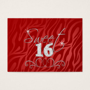 Mini invitations d'anniversaire du bonbon 16