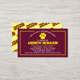 Mini Invitations de la Bourgogne et de la Pawprint