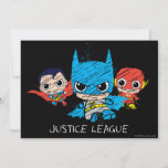 Mini Justice League Sketch Einladung<br><div class="desc">Chibi Justice League</div>
