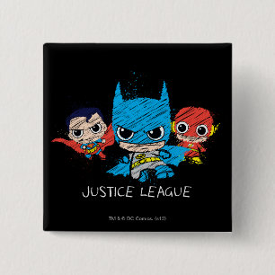 Mini Justice League Skizze Button