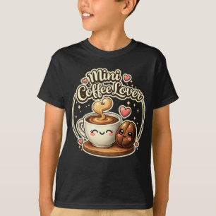 Mini-Kaffeeliebhaber süße Geschenkidee für Kinder  T-Shirt