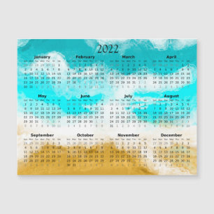 Mini-Kalender 2022 Magnetischer Ozean Magneteinladung