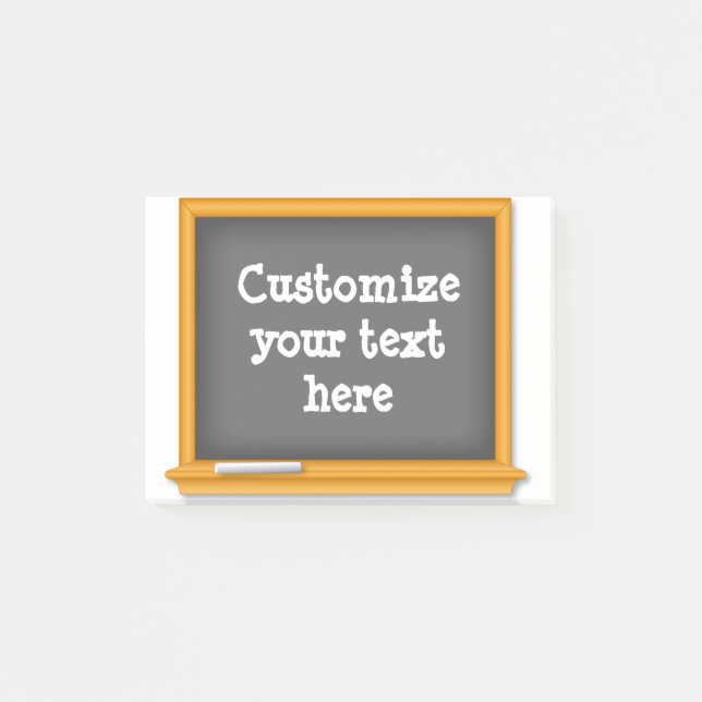 Mini-Klassenzimmer Post-it Klebezettel (Vorderseite)