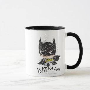 Mini-Klassiker Batman-Skizze Tasse