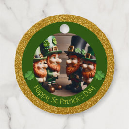 Mini Leprechaun St Patrick's Day Dank RFT05 Geschenkanhänger