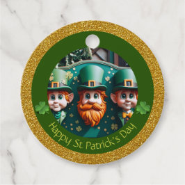 Mini Leprechaun St Patrick's Day Dank RFT07 Geschenkanhänger