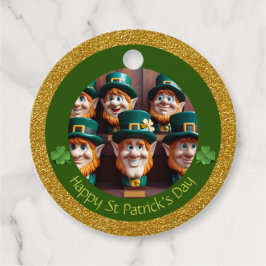 Mini Leprechaun St Patrick's Day Dank RFT12 Geschenkanhänger