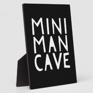 Mini-Männerhöhle-Kinderzimmer-Schild Fotoplatte